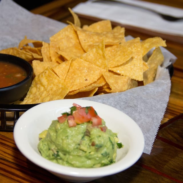 Chips, Salsa & Guacamole.