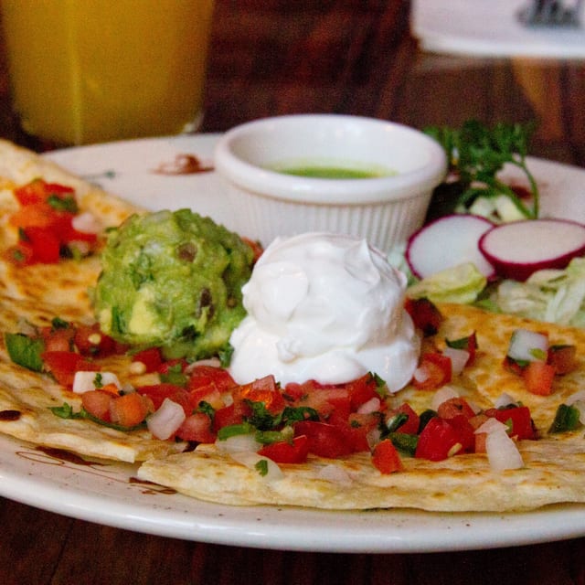 Chicken Quesadilla.